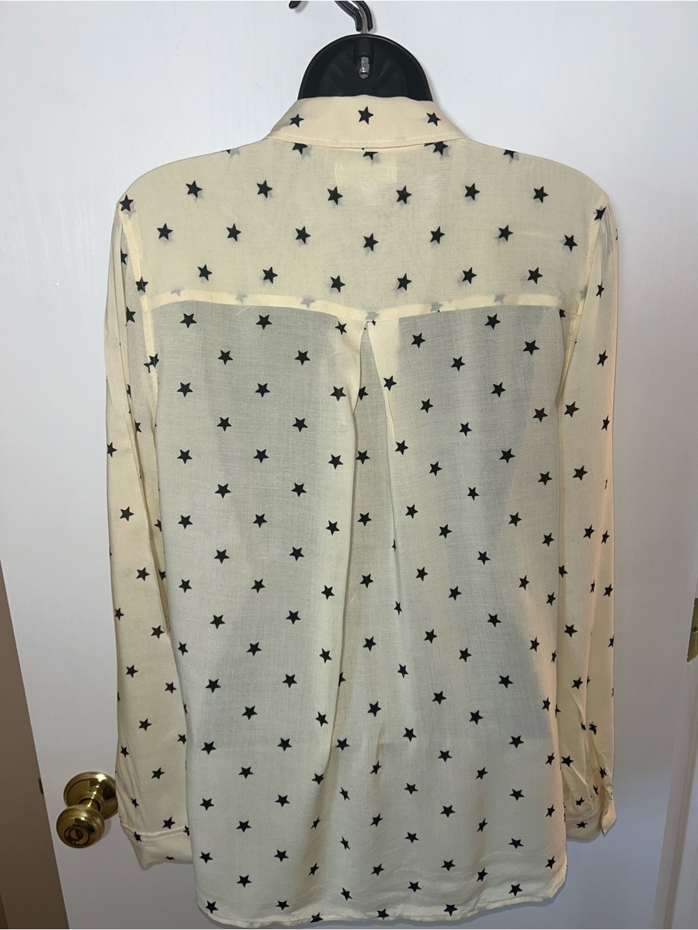 L’Agence Holly Star Print Ecru and Black Size Medium - Picture 3 of 6